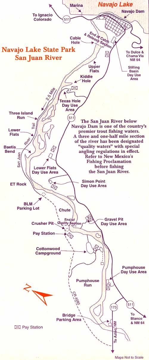 San juan river map big