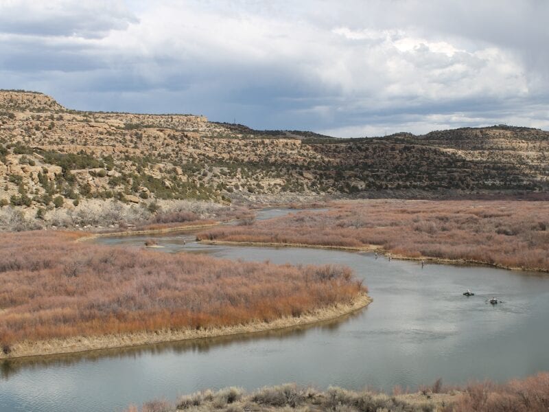 san-juan-river-baetis-bend-in-winter San juan river baetis bend in winter