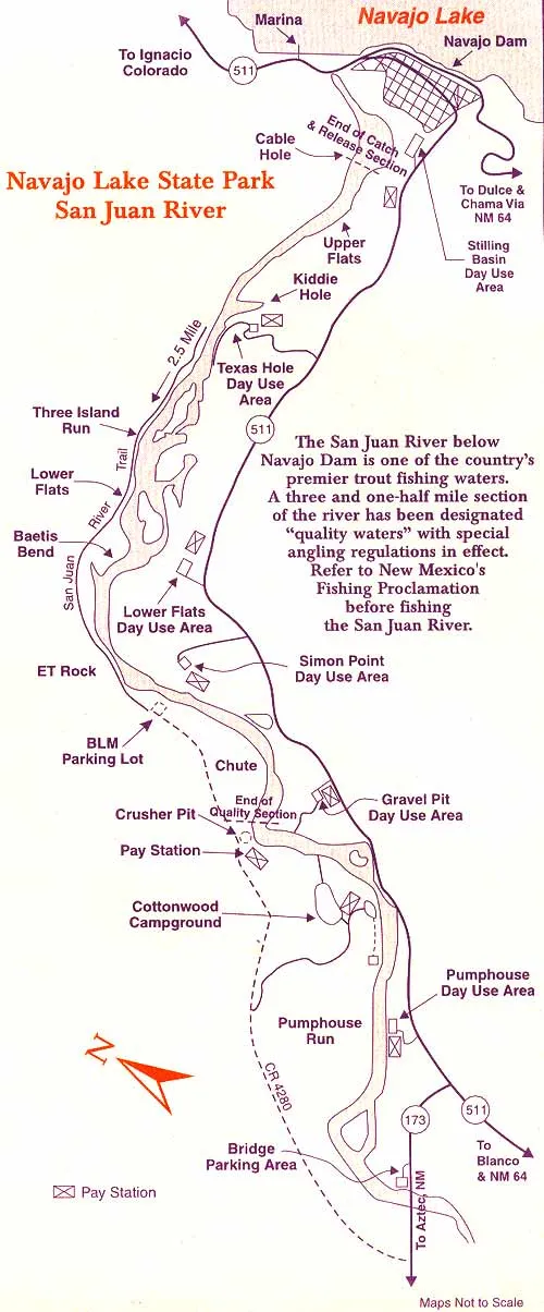 San Juan River Map